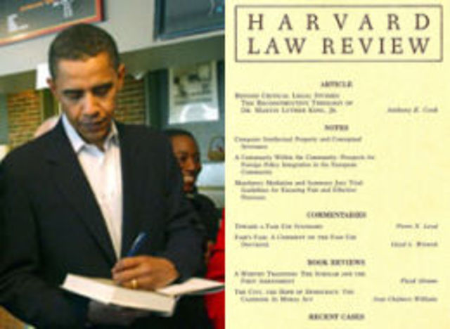 Obama's Studies at Harvard