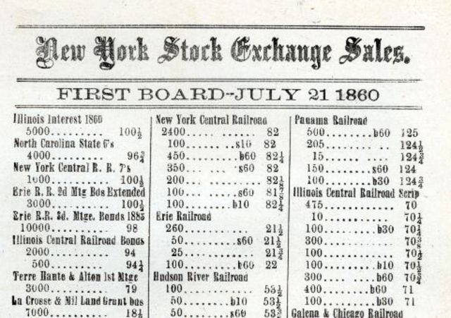 New York Stock & Exchange Board Found