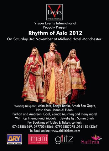 Rhythm Of Asia Fashion Show & Exhibition Manchester 2012