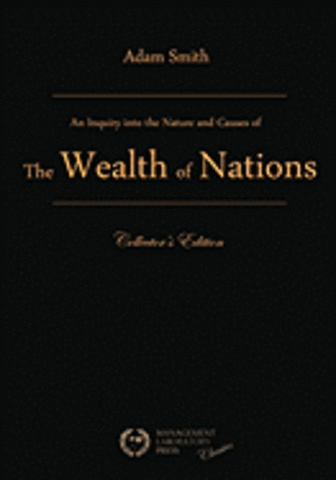 Smith writes "Wealth of Nations"