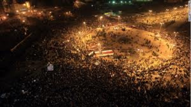 Mass Demonstrations Erupt in Egypt