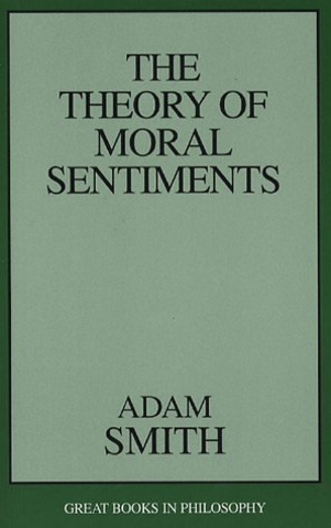 Smith writes "The Theory of Moral Sentiments"