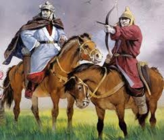 Attila the Hun takes thrown alongside his brother Bleda