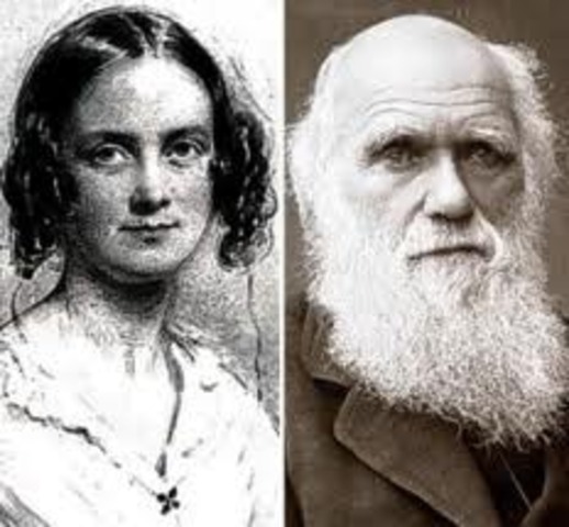 Darwin marries his first cousin