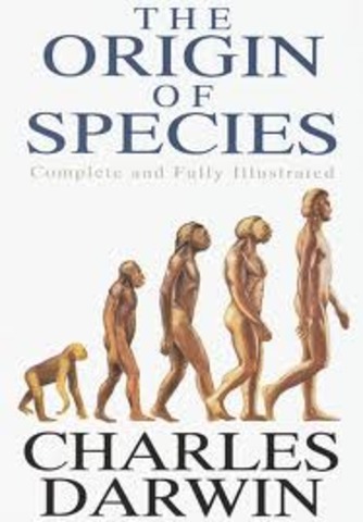 Darwin publishes his theory of evolution