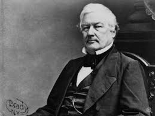 Millard Fillmore becomes 13th U.S. president