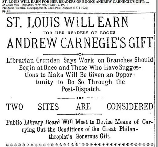 Carnegie's Offer is Accepted