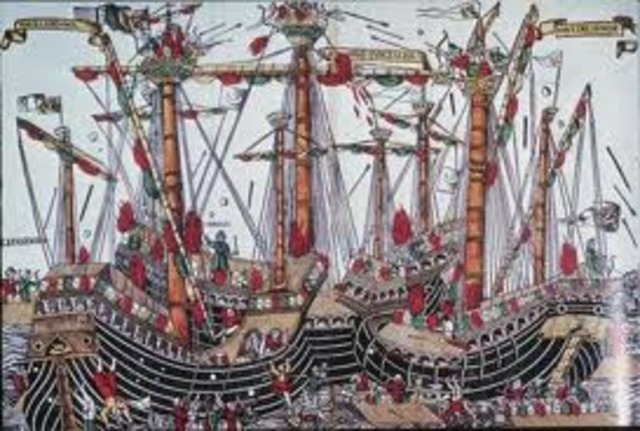 Sends Navy to Persian