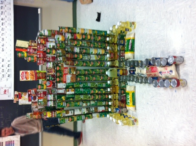 Moffat's class won overall food drive