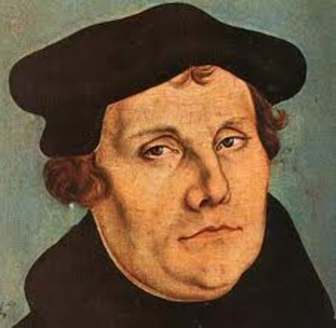 Martin Luther reformation to Protestantism.