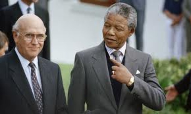 Klerk and Mandela