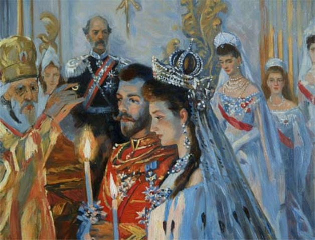 Nicholas II gets married