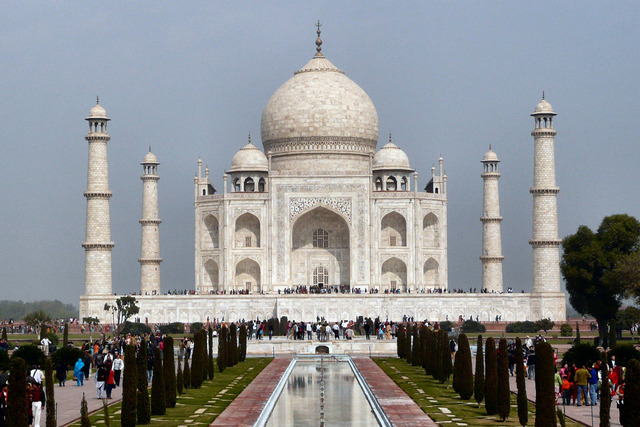 Taj Mahal is built