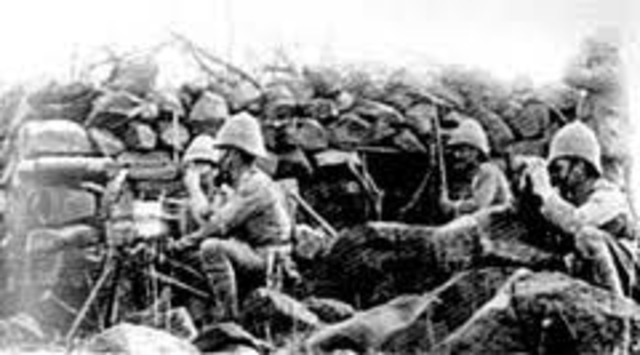 The defeat of the Boers in 1902