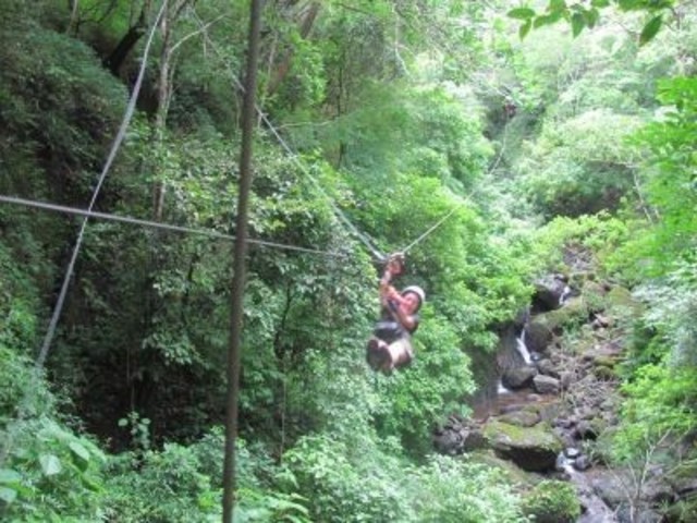 First Time Ziplining!