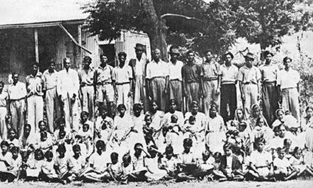 Establishment of the African Congress.