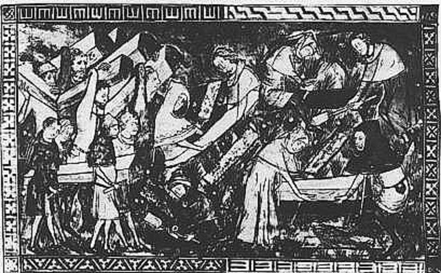 The Plague Spreads to England