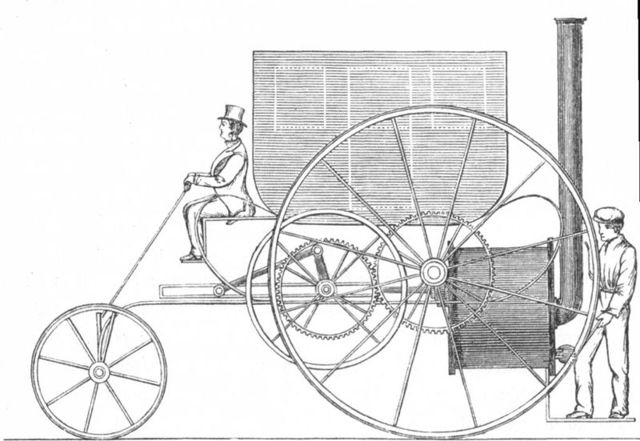 First Steam-powered Carriage