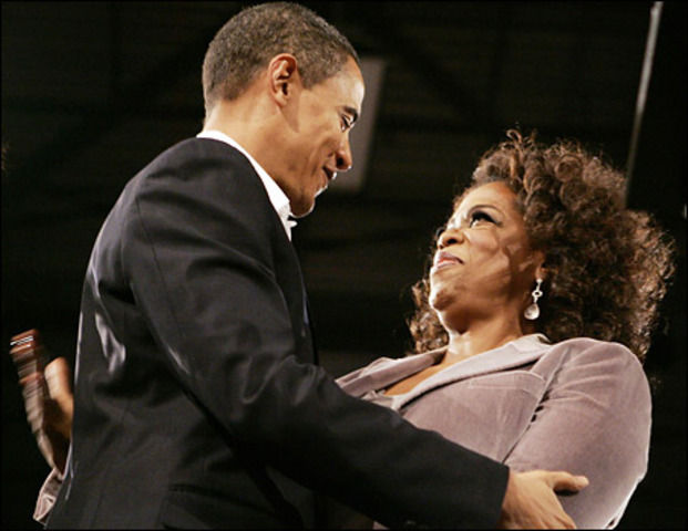 Oprah endorses Barack Obama for president