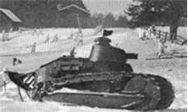 Preparing the tank corps.