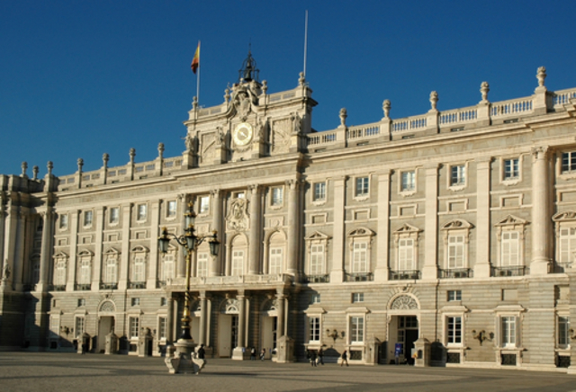 Royal Palace in Madrid completed