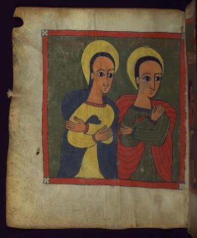 Ethiopian: Mary and John at the Crucifixion