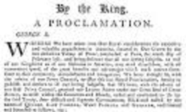 Proclamation of 1763