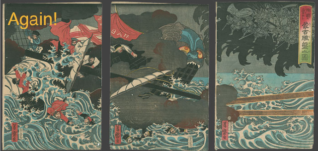 And this is why the Mongols didn't like sea travel