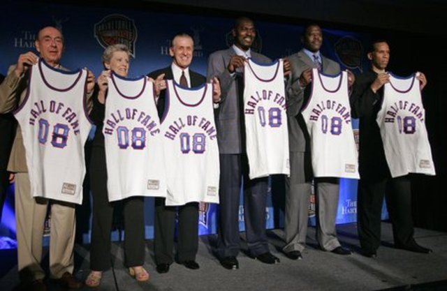 Hakeem Olajuwon was inducted into the Basketball Hall of Fame