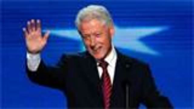 Bill Clinton runs for a second term for president