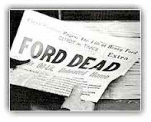 Death of automotive genious