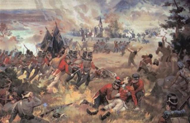 General Isaac Brock is killed at the Battle of Queenston Heights (Canada).