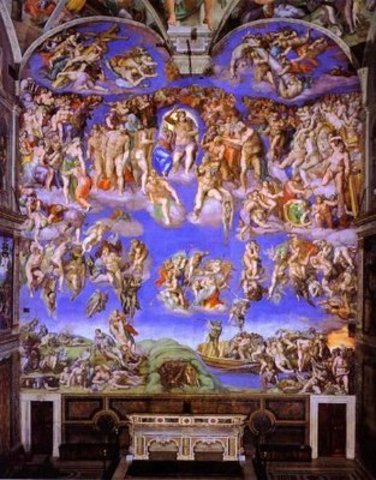 Michelangelo begins painting Last Judgment