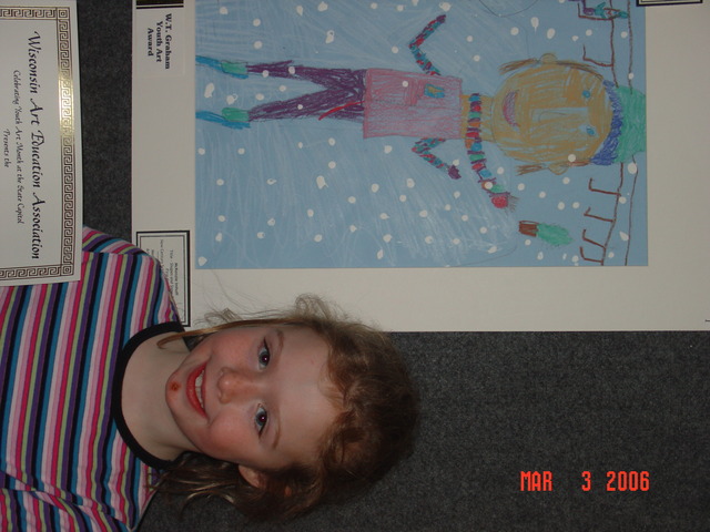 Got a state art award!