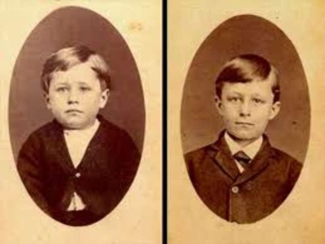 The Wright Brothers as Children