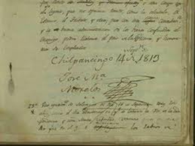 Sentimientos de la Naciòn