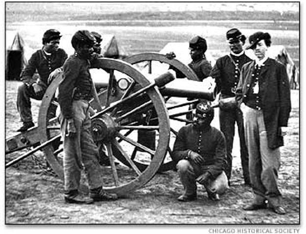 February 1863  54th Massacusetts Infantry