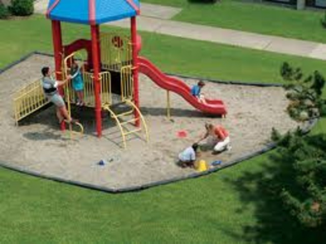 neighborhood park finished