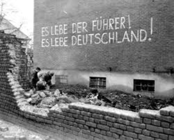 Munich Pact signed giving the Sudetenland of Czechoslovakia to Germany