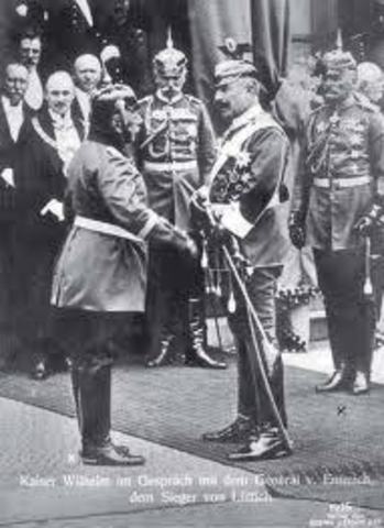 Kaiser William II promised German support for Austria against Serbia