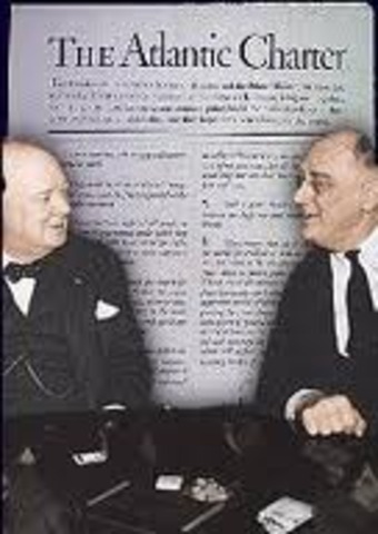 Churchill and FDR issue the Atlantic Charter