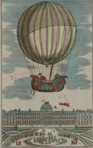 The First hydrogen ascension balloon