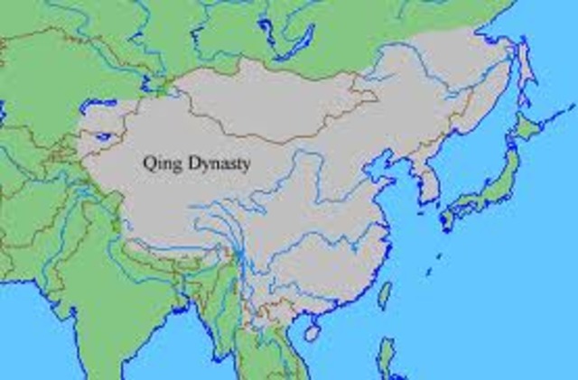 Qing dynasty weakens