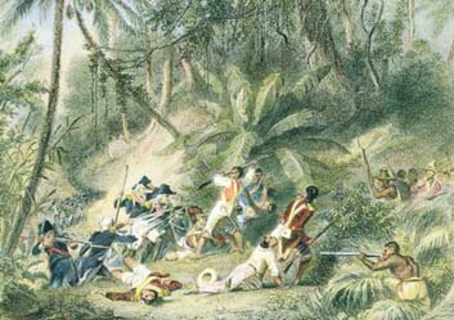 Spain ceded the western third of Hispaniola to france