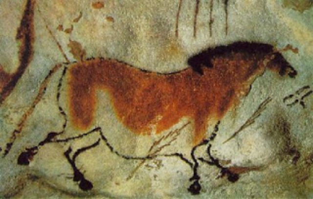 Caballos, cueva de Lascaux.