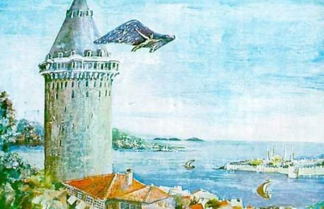 The first human flight