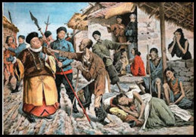 Famine,hardship, and rebellions