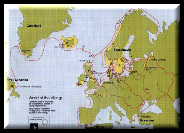 Erik the Red and his Son found North America