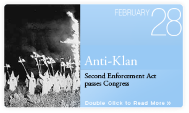 Enforcement acts passed