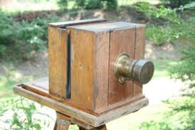 The first photographs are produced